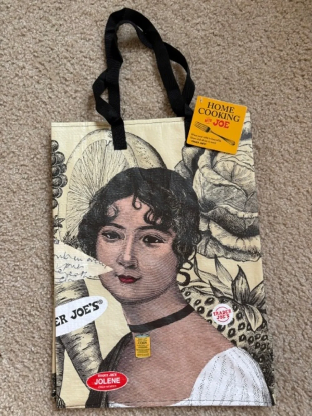 Trader‎ Joe's Bag Trader Joes Reusable Heavy Joni Crew Member Art Print
